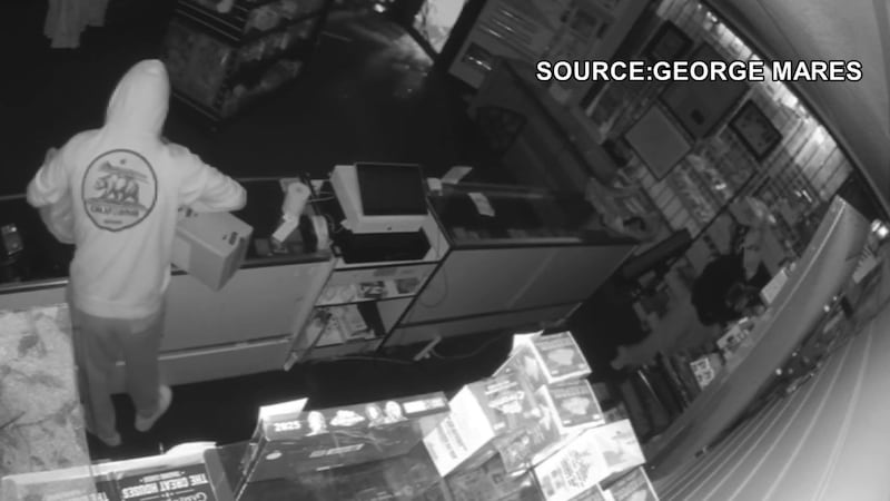 Two thieves stole an estimated $100,000 worth of rare sports cards from a Tucson store early...