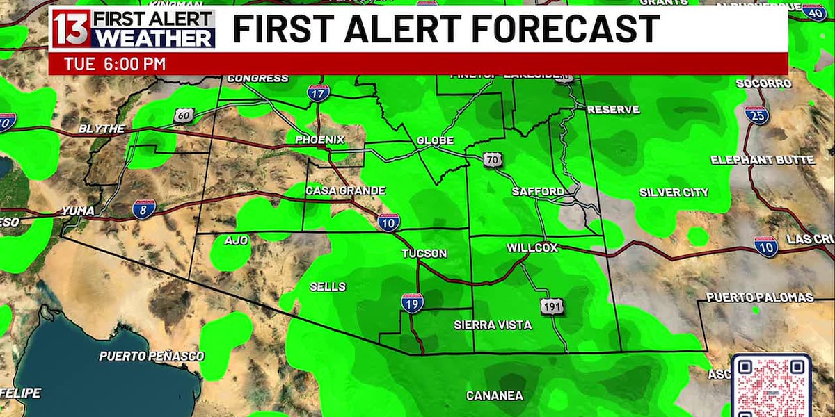 Hot today with patchy blowing dust before daily storm chances build