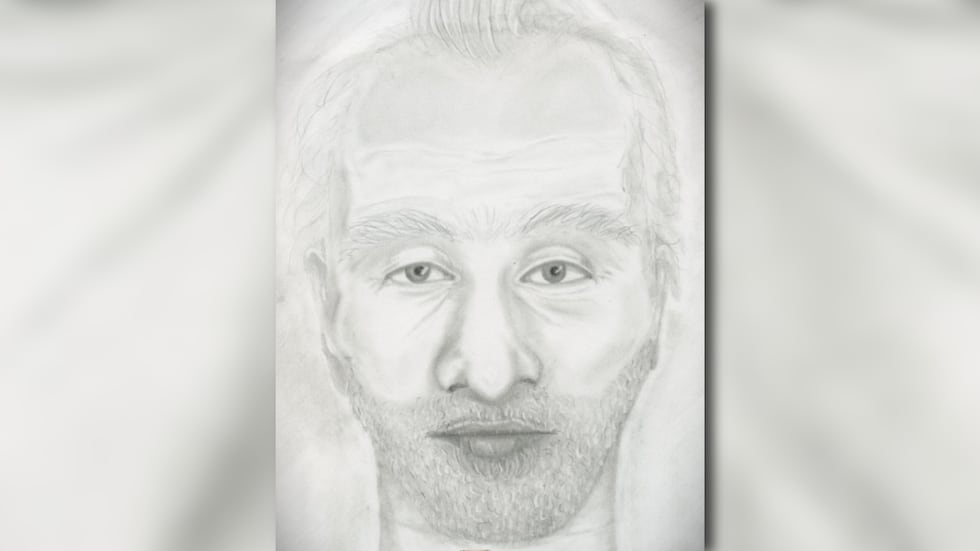A police sketch of a man whose remains were found in Pima County.