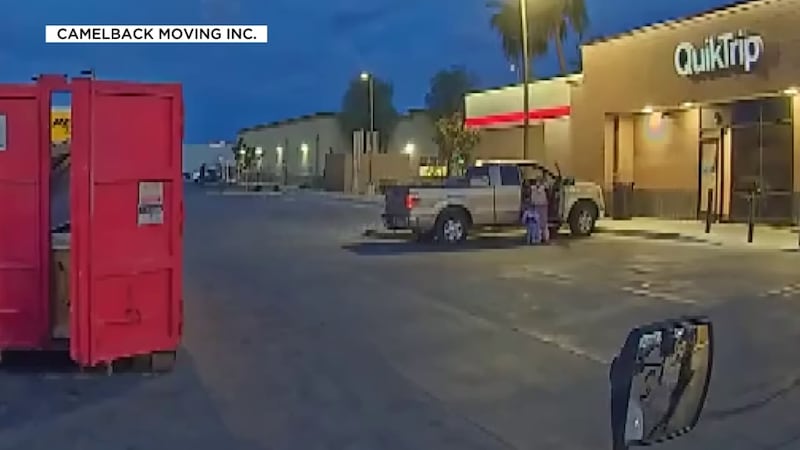 Dashcam video shows how moving crew helped save missing 3-year-old in Phoenix