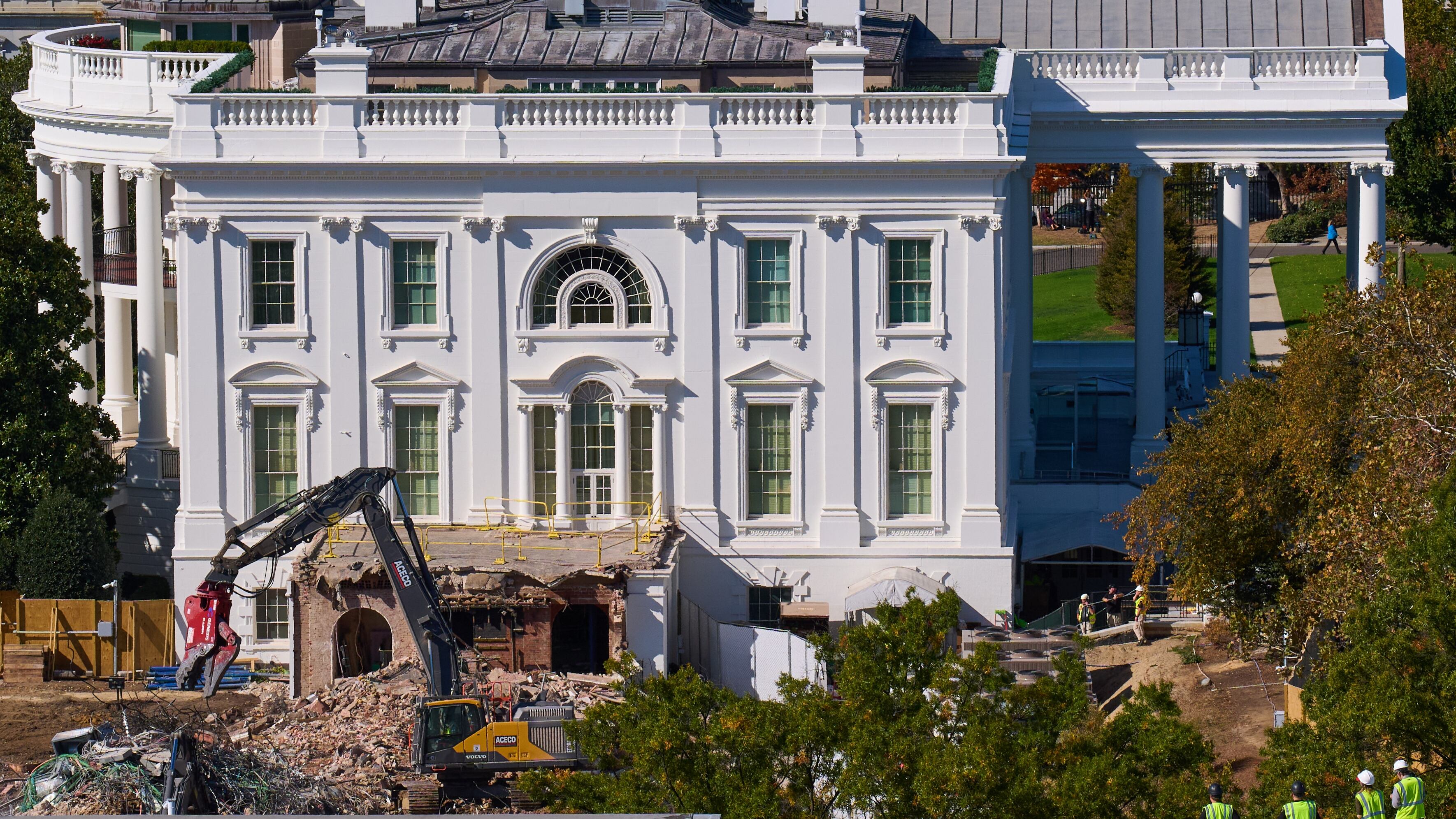 White House ballroom construction, East Wing demolition draws mixed reactions