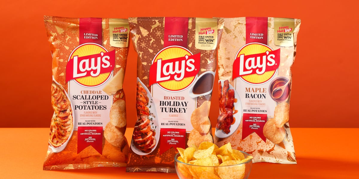 Choc Swt Map Lay’s releases chips inspired by turkey, maple bacon and chocolate