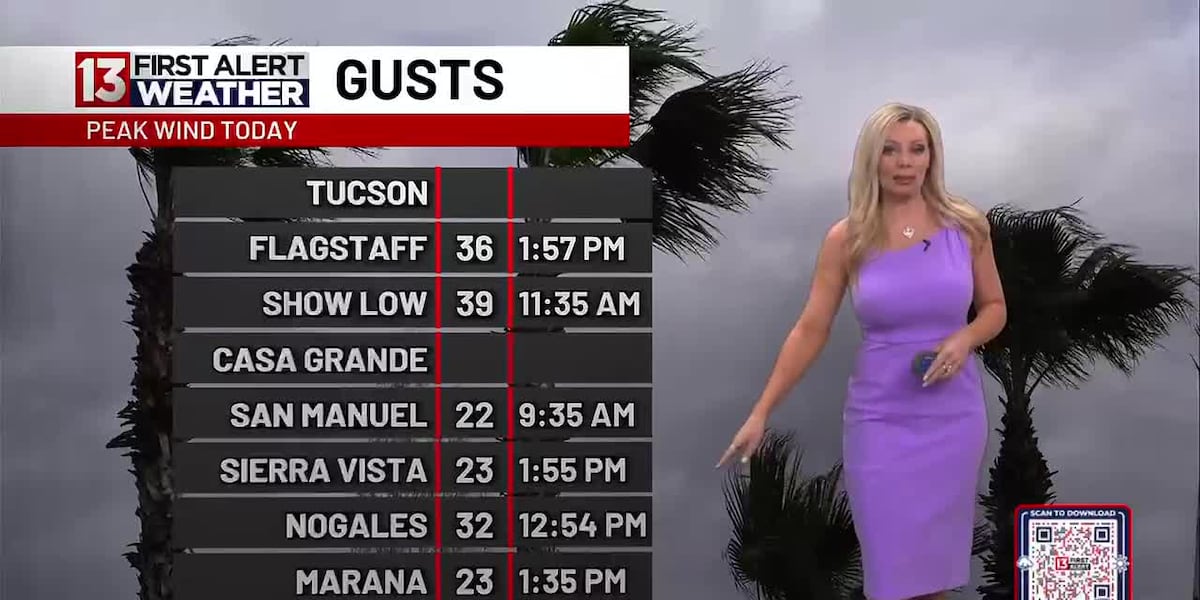 Warm and dry: Gusty winds and fire danger continue