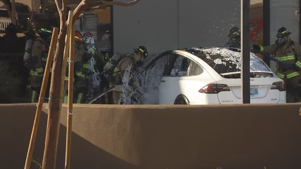 No one was hurt.