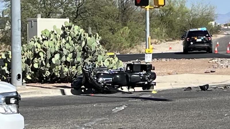 Motorcyclist fighting for life following crash with semi truck in Tucson