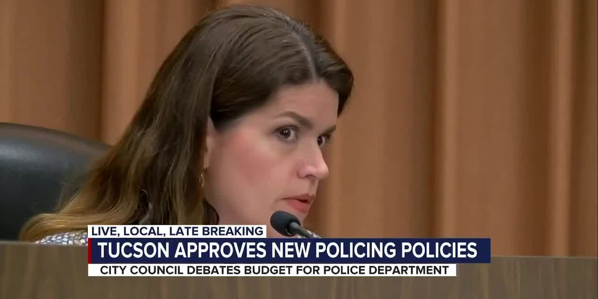 Anna Rosenberry Tucson council passes tentative budget amid calls to defund police