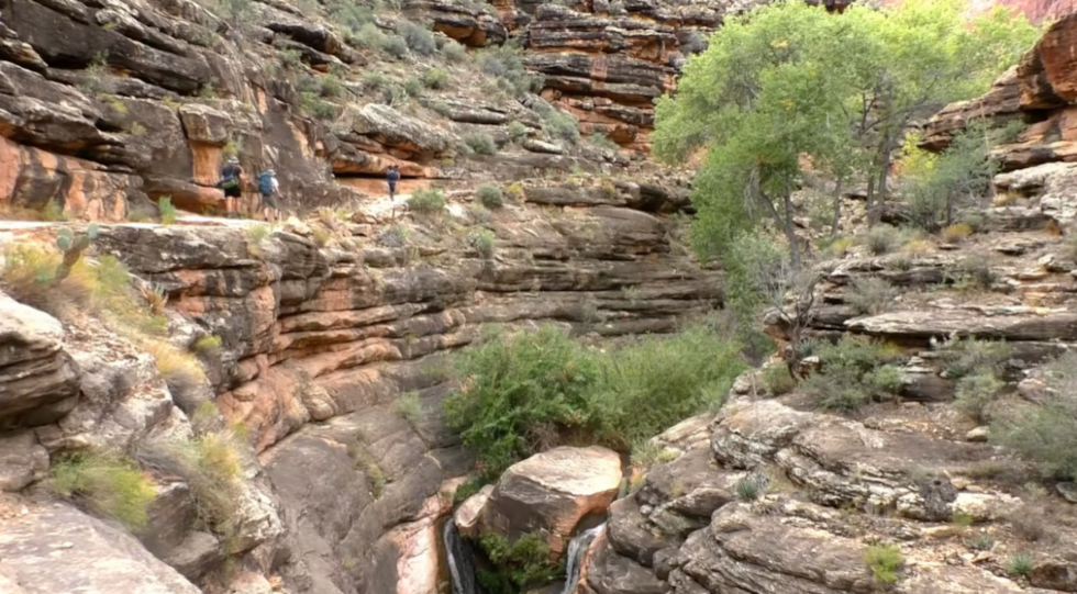 FILE -- The Tapeats Narrows along the Bright Angel Trail, approximately one mile north of...