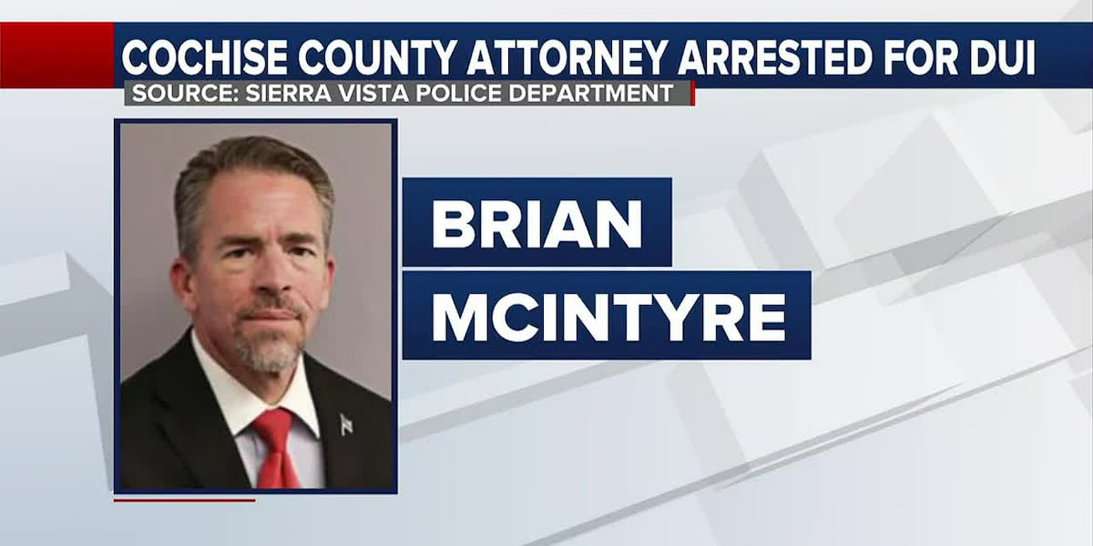 WATCH Video released from DUI arrest of Cochise County Attorney Brian