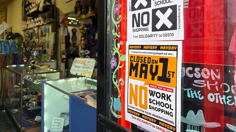 Businesses across Tucson prepare to close shop for May Day.