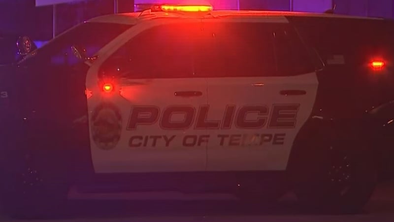 Police say two people outside, a child and a woman, were hit by the car.