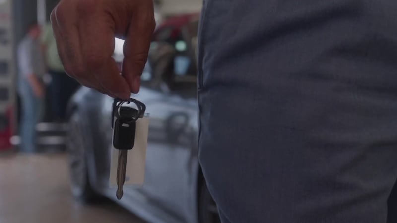 A man who lost everything in the Jones Fire was gifted a new truck and trailer.