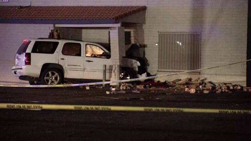 The collision happened on 32nd Avenue and Indian School Road around midnight.