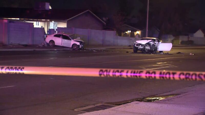 The collision happened near 73rd Avenue and Indian School Road around 2 a.m.