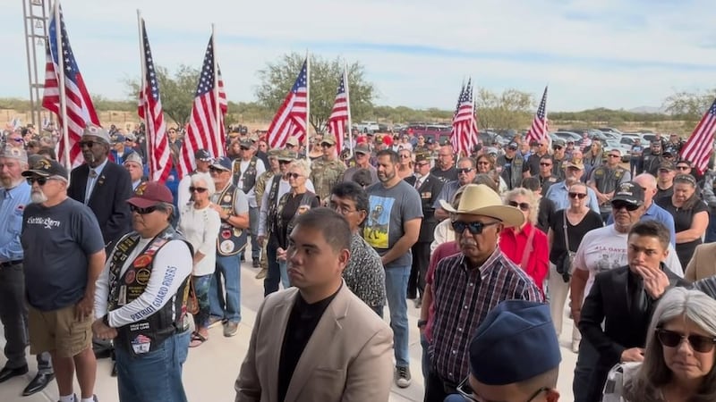Tuesday afternoon the community came together to honor a Vietnam veteran.