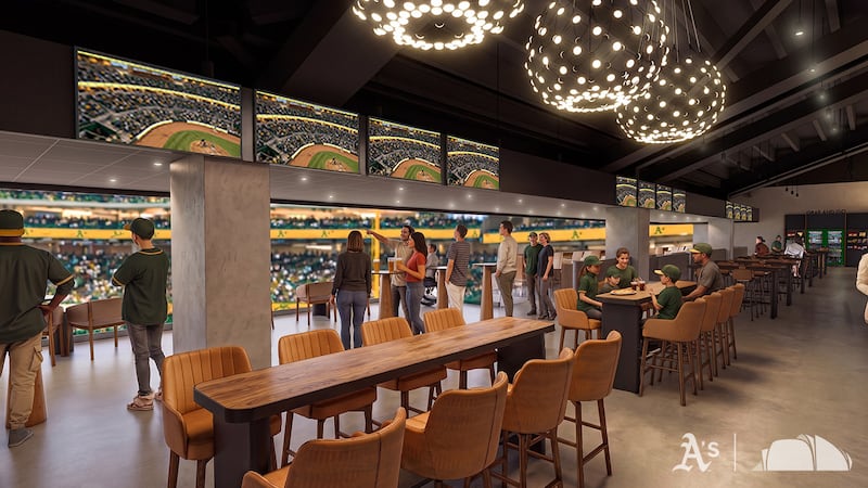 A’s Dugout Clubs at news Las Vegas ballpark.