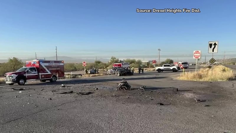 Serious crash shuts down part of Ajo Way in Pima County