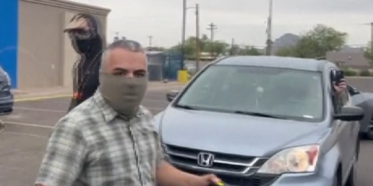 Observer pepper-sprayed by masked ICE agent while documenting enforcement action