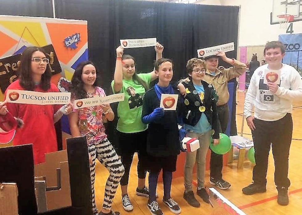 Magee Middle School teams take home trophies at Odyssey of the Minds
