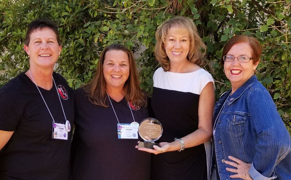 Members of Marana Education Association and Tamara Crawley (Source: Marana Unified School...