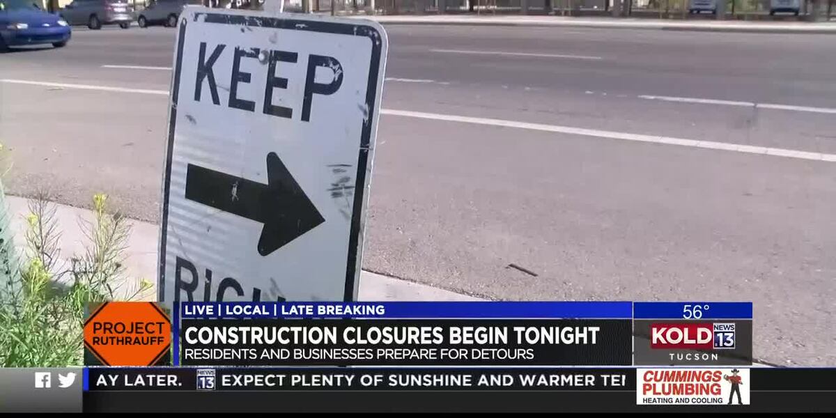 Kristopher Ruthrauff Residents, motorists get ready for Ruthrauff Road construction