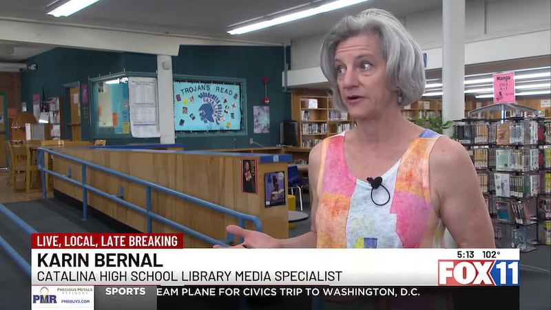 The Tucson Unified School District has cut the number of librarians by nearly 90% in the last...