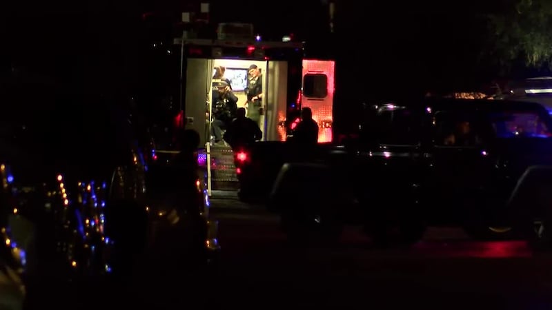 There was a heavy police presence at an apartment complex near Campbell and Bilby in Tucson...