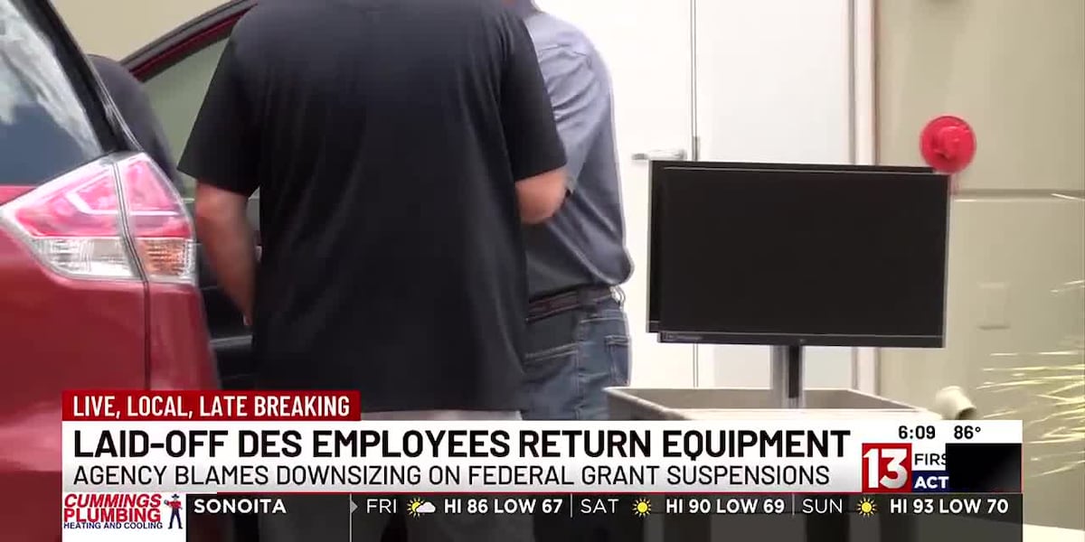 Arizona DES employees laid off due to suspension of federal grants