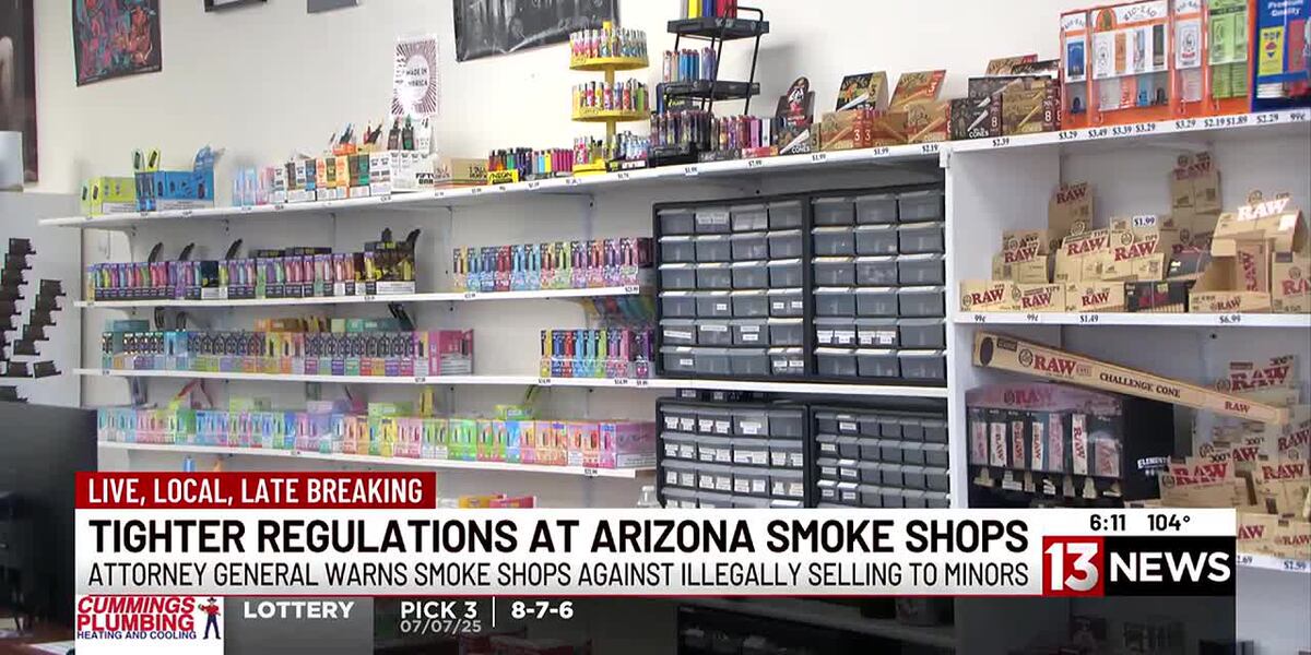 Tighter regulations for smoke shops in Arizona Tighter regulations for smoke shops in Arizona