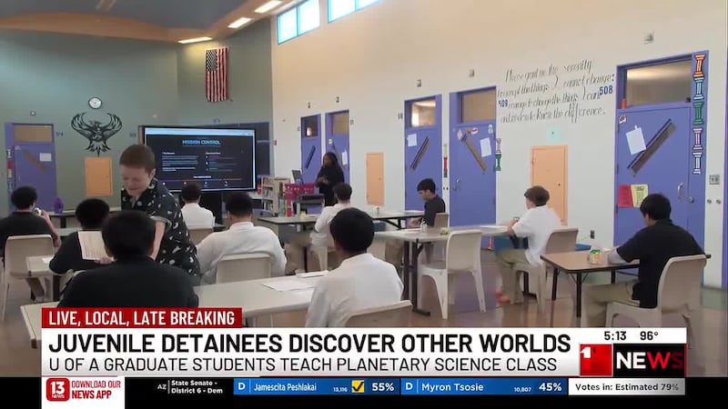 Juvenile detainees discover other worlds