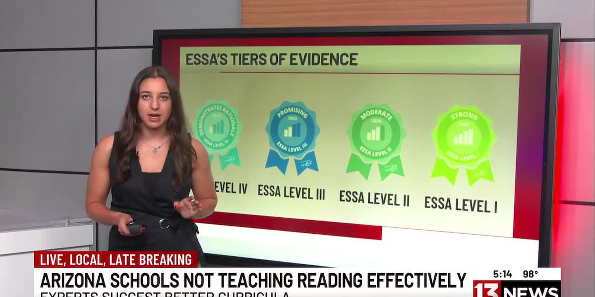 Arizona schools not teaching reading effectively