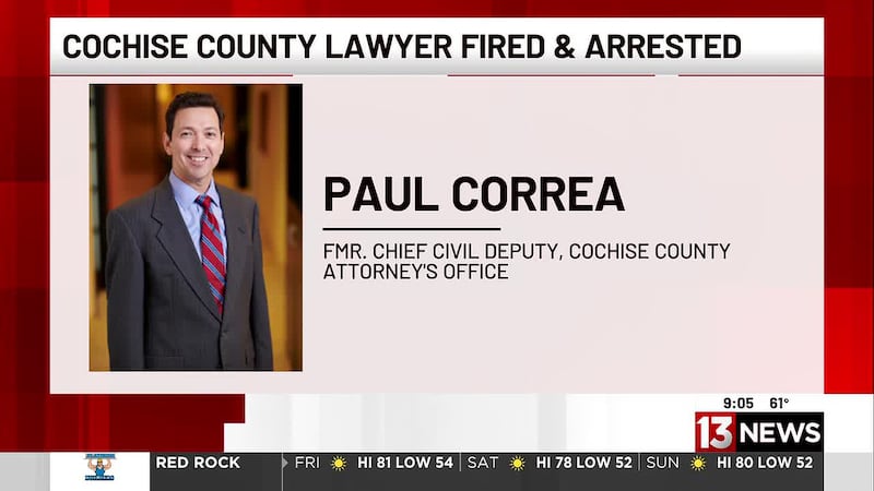 Cochise County has fired one of its attorneys after a public sexual indecency incident at the...