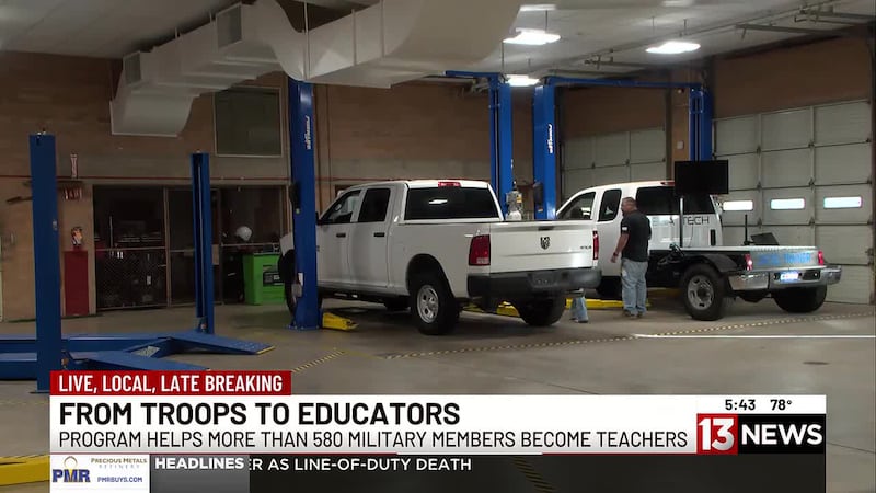 Arizona veterans help address teacher shortage through certification program